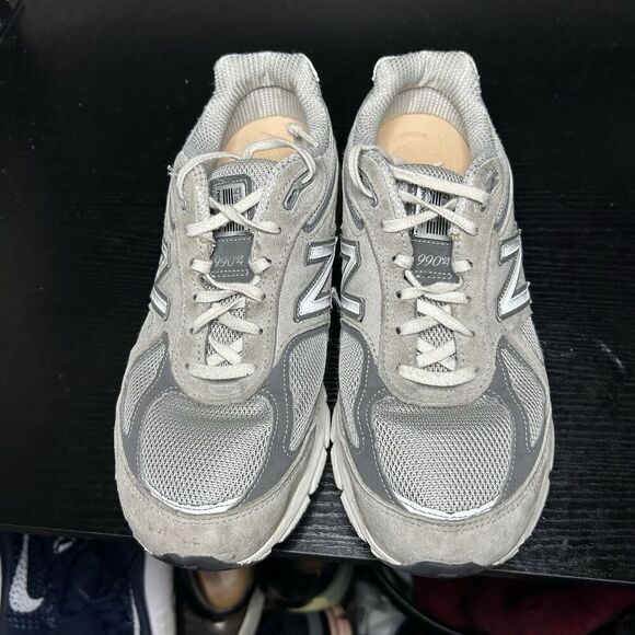 New Balance 990v4 Made In USA Gray Sneakers Shoes Womens Size 9 - Picture 2 of 11